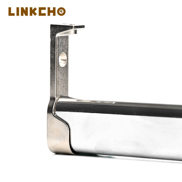 Zinc Alloy Wardrobe Hanging Bracket Clothes Rod Support Hardware Accessories Ceiling Mount Strong Structure 10-Year Warranty Top