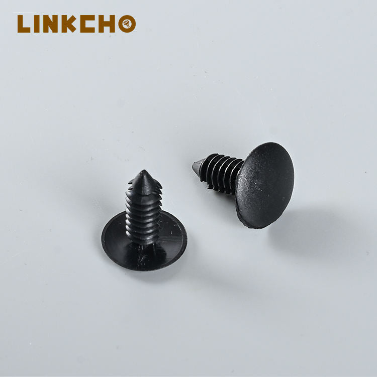 Wholesale LINKCHO Lc-6872 High Quality Plastic Nylon Automotive Christmas Tree Roof Clip Rivet Fastener DIN Standard White/Black