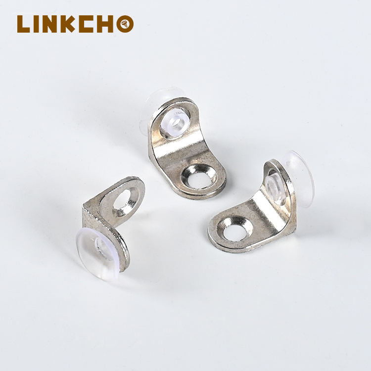 LINKCHO Iron Furniture Glass Shelf Holders Pins Support Pegs Suction Cup Wardrobe Partition Cabinet Hardware Shelves