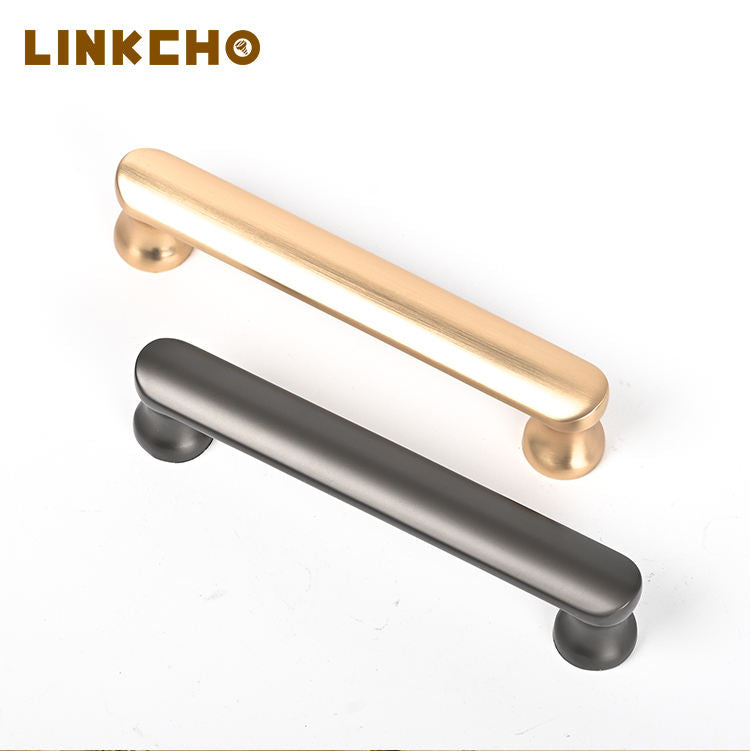 LINKCHO Cabinet Door Handles Kitchen Drawer Handles Shoe Cabinet Handles Modern Light Luxury High-end Gold Cabinet Grips