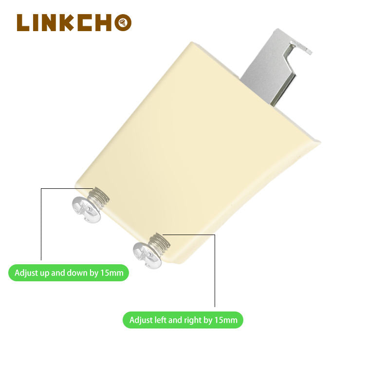LINKCHO Cabinet Hanging Code-Plastic + Steel Kitchen Cabinet Hanger Hardware White/Yellow Custom Made DM-0215