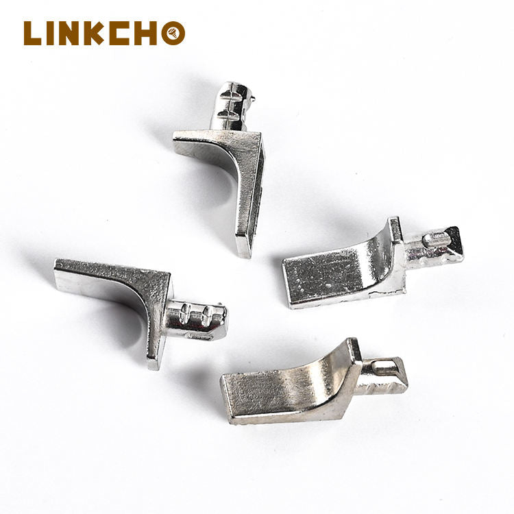 LINKCHO Invisible Board Support Cabinet Furniture Glass Holder Screw Shelf Support Pins Clamp Zinc Alloy Metal Shelf Support