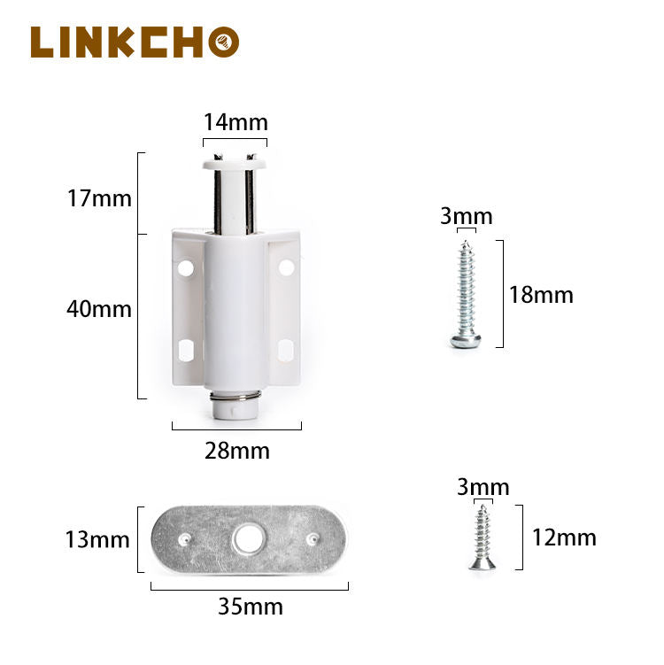 LIINKCHO Modern Magnetic Door Catcher for Cabinet Glass Cupboard Sliding Door Latch for Hotels Living Rooms Hospitals Schools