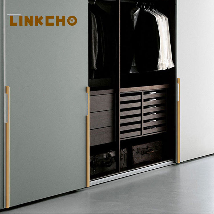 America Style Furniture Handles Knobs Cabinet Handle Black Hardware Accessories Drawer Long Pull Handle