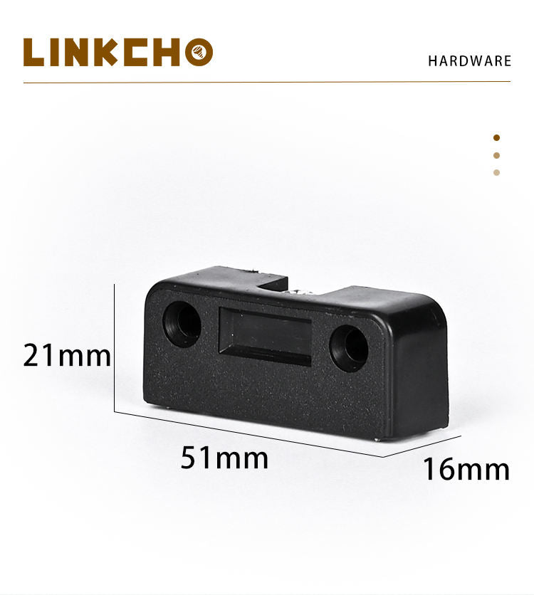 LINKCHO Wardrobe Knockdown Furniture Connector Jointing Block Fittings Plastic Furniture Connector Fitting Shelf Support