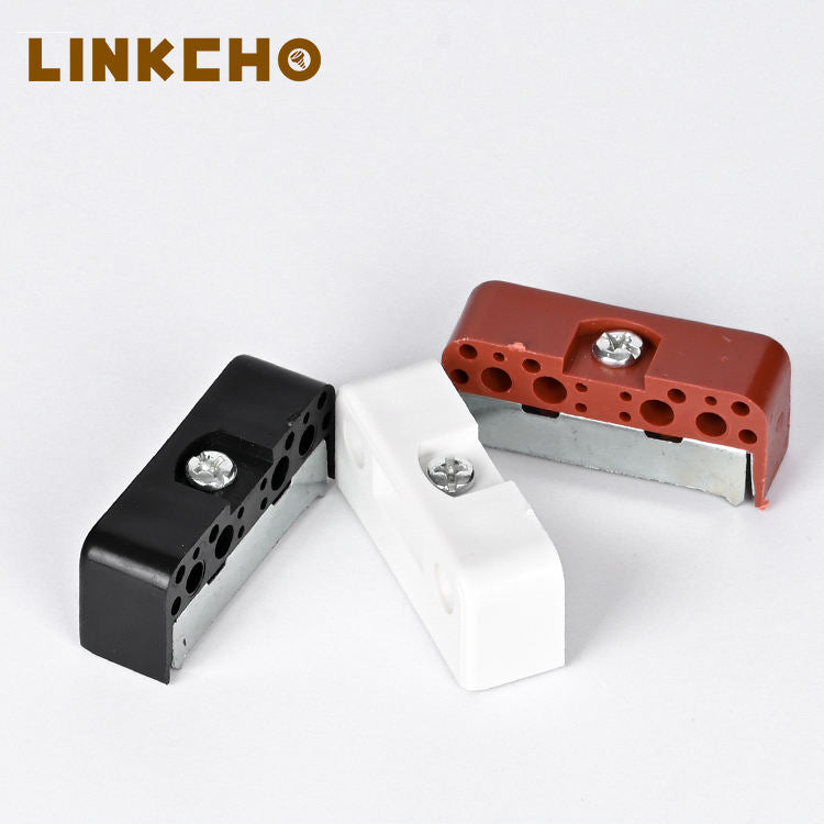 LINKCHO Wardrobe Knockdown Furniture Connector Jointing Block Fittings Plastic Furniture Connector Fitting Shelf Support