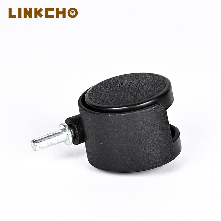 1.5 Inch Straight Tooth Universal Swivel Casters PP Nylon Wheels Durable Furniture Casters Multi-Purpose Light Duty Easy