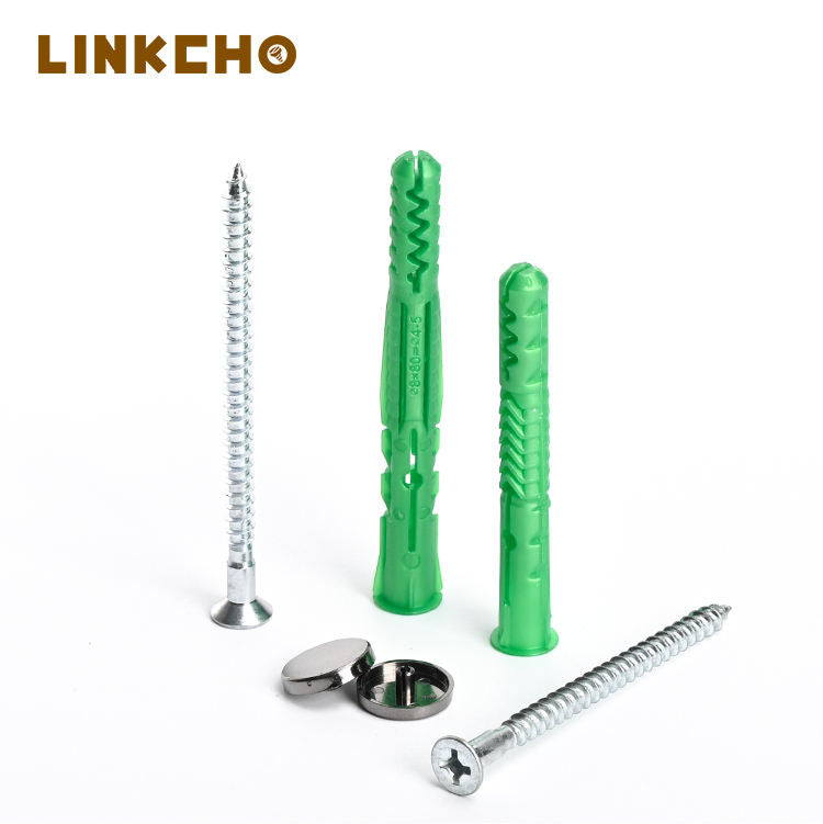 LINKCHO Metric Iron Zinc Plated Cross Head Expansion Bolt Set Plastic Self-tapping Screw Capped Fastener Tube High-strength Bolt