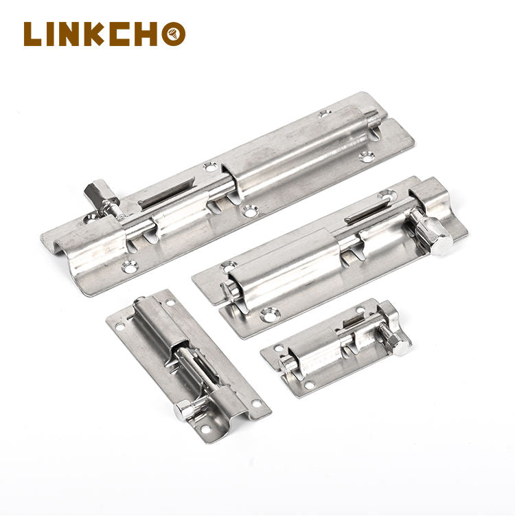 LINKCHO Thickened Chinese-style Door Latch Stainless Steel Anti-theft Bolts for Bathroom Wooden Door & Window Bolts