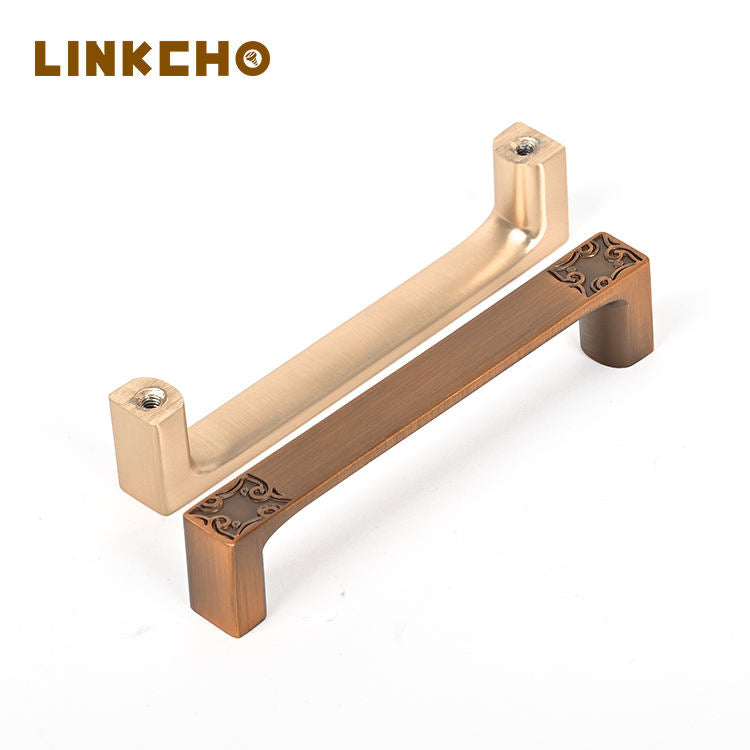 LINKCHO Zinc Alloy Chinese Style Furniture Handles for Wardrobe Cabinet Drawer Dresser Kitchen & Bedroom-High-quality Durable