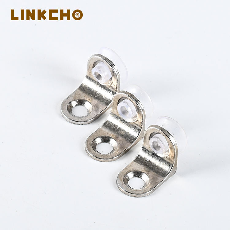LINKCHO Iron Furniture Glass Shelf Holders Pins Support Pegs Suction Cup Wardrobe Partition Cabinet Hardware Shelves