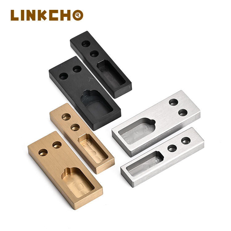 LINKCHO YT022 Top-mounted Solid Flange Seat Wardrobe Hardware Fixed Furniture Accessories Tubes Base Clothes Hanging Rod Support