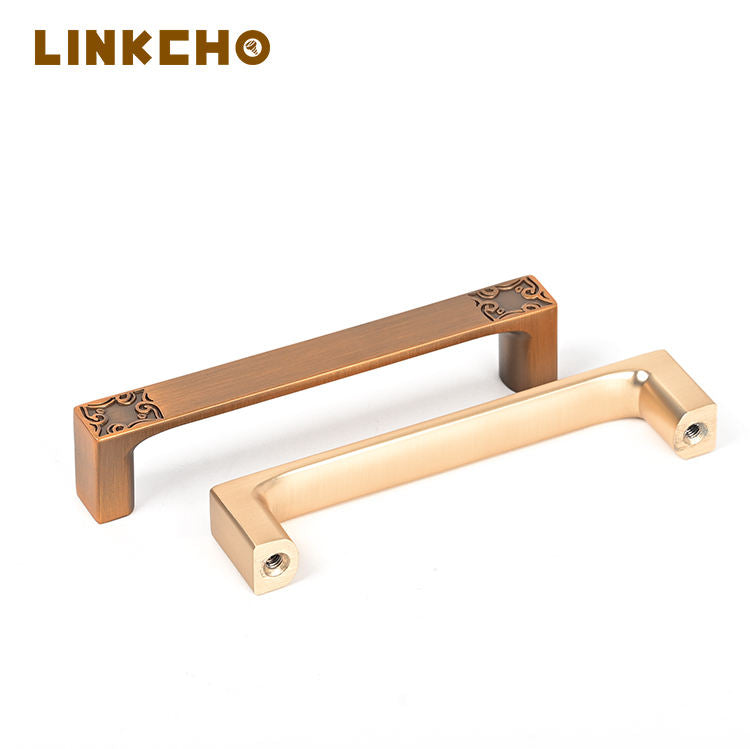 LINKCHO Zinc Alloy Chinese Style Furniture Handles for Wardrobe Cabinet Drawer Dresser Kitchen & Bedroom-High-quality Durable