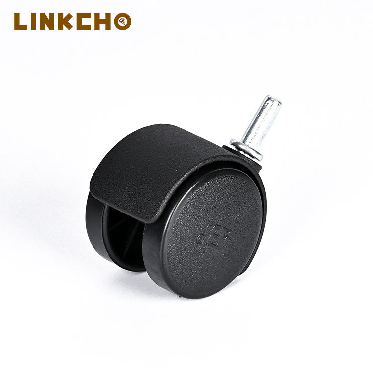 1.5 Inch Straight Tooth Universal Swivel Casters PP Nylon Wheels Durable Furniture Casters Multi-Purpose Light Duty Easy