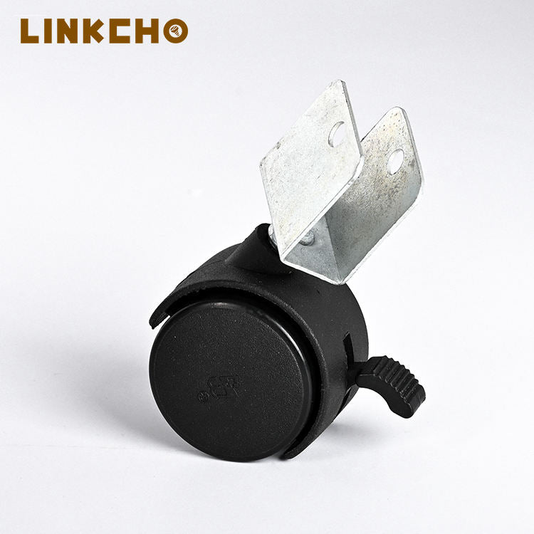 Wholesale Flower Pot Casters Rack Gym Hospital Use Light Duty Adjustable Durable Nylon Wheel Pulley U-shaped