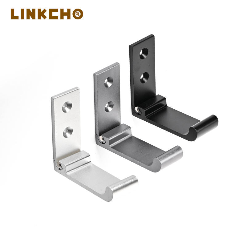 Folding Invisible Aluminum Alloy Plain Household No-drill Self-tapping Screws Multi-functional Hidden Clothes Hook