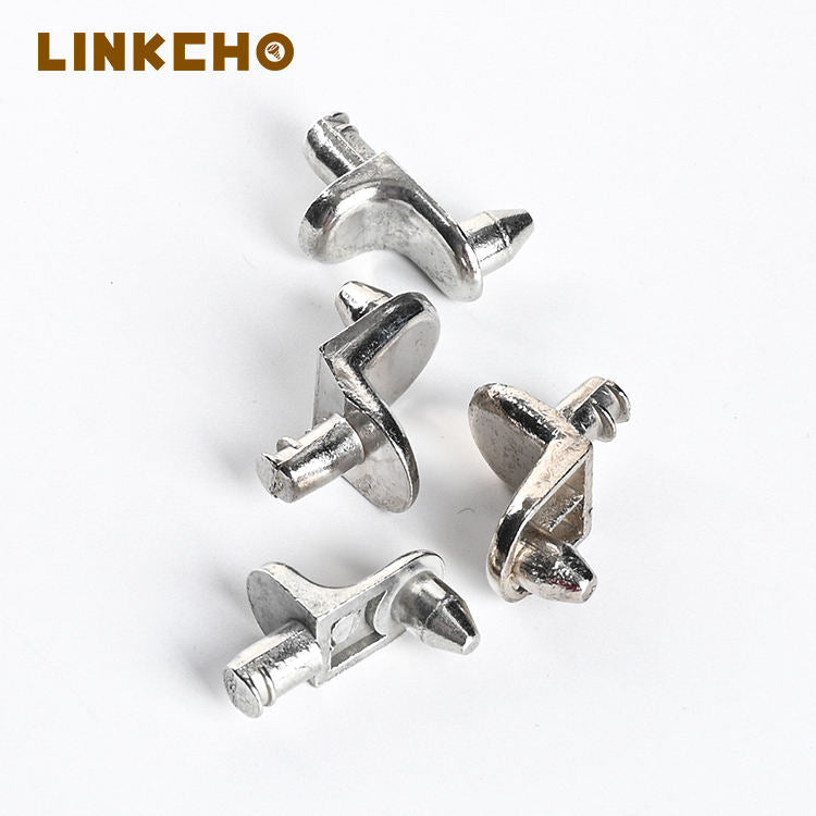 LINKCHO Shelf Support Furniture Cabinet Hardware Fittings 5mm Hidden Connections Glass Shelf Support Pins Zinc Nickel Plated