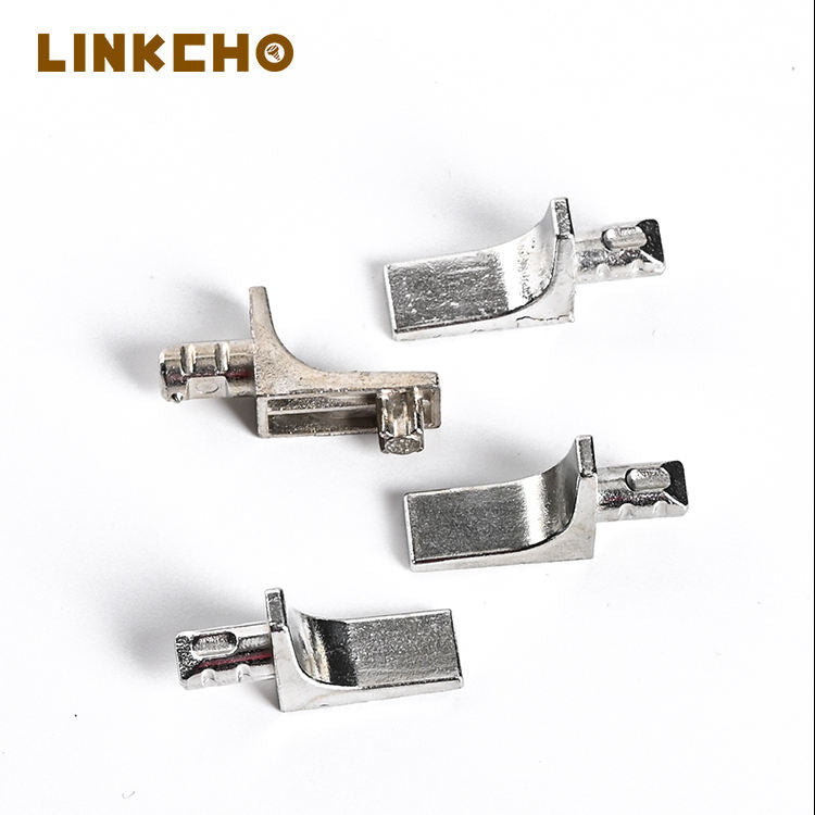 LINKCHO Invisible Board Support Cabinet Furniture Glass Holder Screw Shelf Support Pins Clamp Zinc Alloy Metal Shelf Support