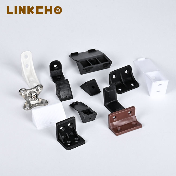 Right Angle Plasti Cabinet Corner Bracket for Wood Furniture Hardware Accessories Kitchen Bedroom Dining Room and Hotel Use