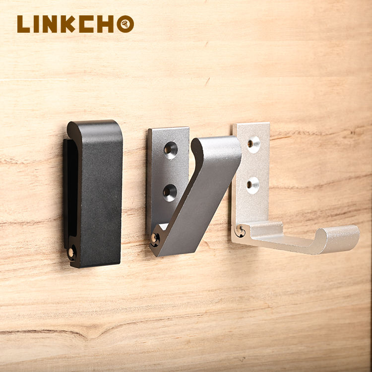 Folding Invisible Aluminum Alloy Plain Household No-drill Self-tapping Screws Multi-functional Hidden Clothes Hook
