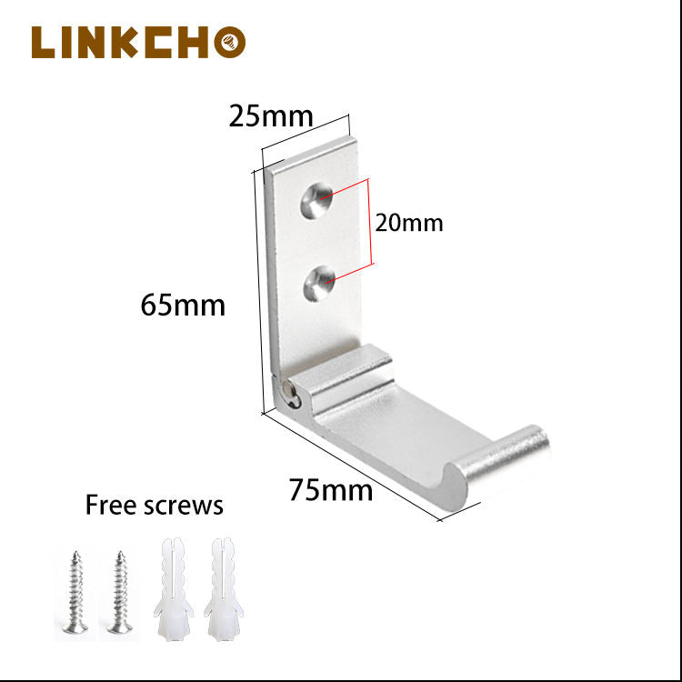 Folding Invisible Aluminum Alloy Plain Household No-drill Self-tapping Screws Multi-functional Hidden Clothes Hook