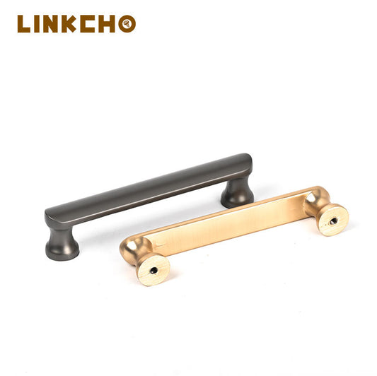 LINKCHO Cabinet Door Handles Kitchen Drawer Handles Shoe Cabinet Handles Modern Light Luxury High-end Gold Cabinet Grips