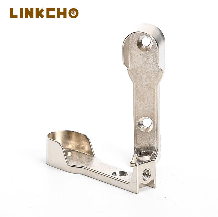Zinc Alloy Wardrobe Hanging Bracket Clothes Rod Support Hardware Accessories Ceiling Mount Strong Structure 10-Year Warranty Top