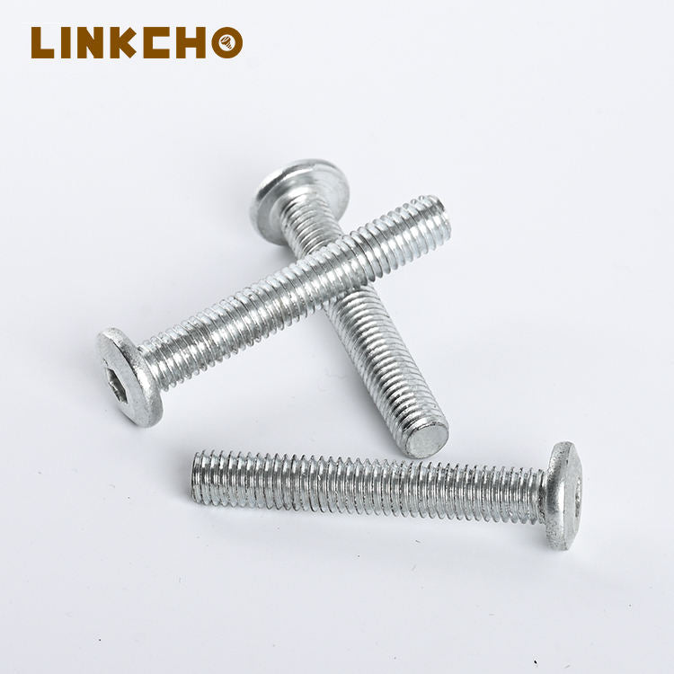 M10 Allen Hexagonal Socket Flat Screws Planted Self-Drilling Cap Set for Wood Furniture Metric Measurement System