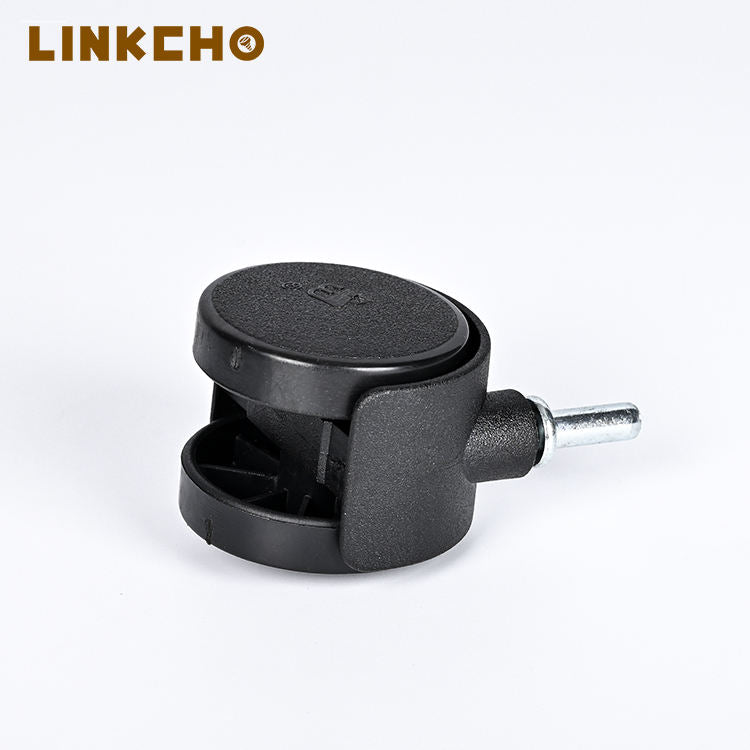 1.5 Inch Straight Tooth Universal Swivel Casters PP Nylon Wheels Durable Furniture Casters Multi-Purpose Light Duty Easy