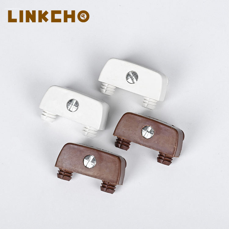 LINKCHO 3-in-1 ABS/PP Alloy Connection Plastic Panel Furniture Connectors Shelf Supports Furniture Connector Double Foot